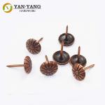 Upholstery Sofa Nail Thumb Tack Nailhead Decorative Nickel Botton For Sofa