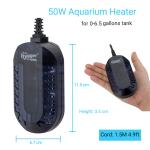 Hygger 50W/100W Submersible Digital Display Mini Aquarium Heater for Small Fish