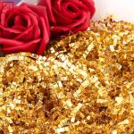 30g / Bag Ripple gold Shredded Paper Raffia Paper Gift Box Filler