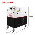 200W 300W Pulse Fiber Handheld Laser Cleaning Machine For Metal Rust Removal