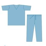50GSM Medical Disposable Scrub Suits For Hospital