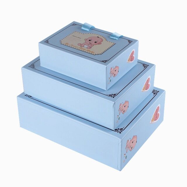 Ribbon Handle Gift Packaging Box Keepsake Foldable Magnetic Gift Box Waterproof