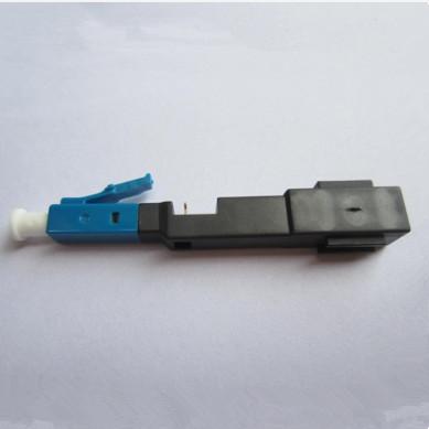 Fiber Optic LC Fast Connector Straight Type SM , LC Fiber Quick Connector Single