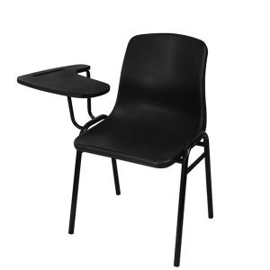 China Commercial Wear Resistance Stackable Office Chairs With Writing Pad factory