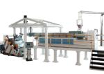 PET PLA Twin Screw Extruder Sheet Making Machine