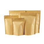 Aluminum food packaging Aluminizing Kraft Paper stand up zipper bag