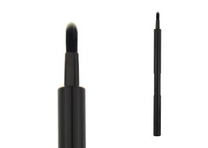 China Double Sided Hair Makeup Lip Liner Brush Retractable Cosmetic Brushes factory