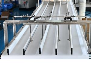 China 3 Lanes 50mic Toilet Paper Maker , 250mm Kitchen Towel Machine factory