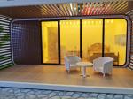 End Mobile Apple Pod Cabin for Luxurious Hotel Accommodations Hangfa Apple