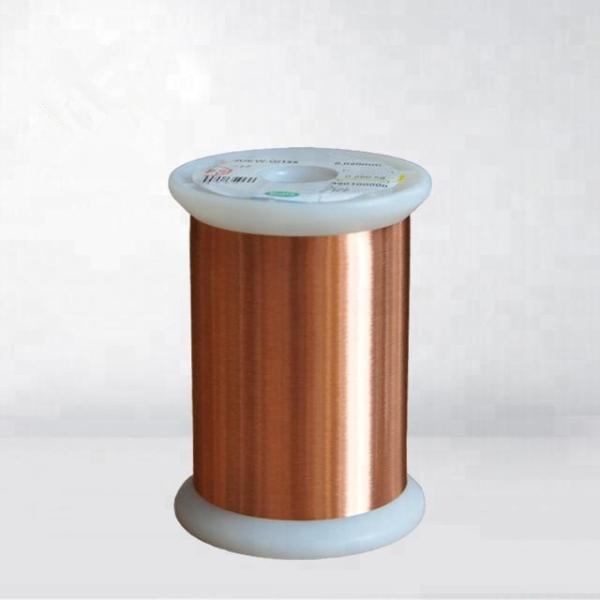 Fine Enameled Copper Wire 0.011mm , Polyurethane Coating Electric Motor Winding