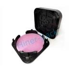 Horizontal 300mm Wafer Carrier Canisters Box Conductive Black PP Material