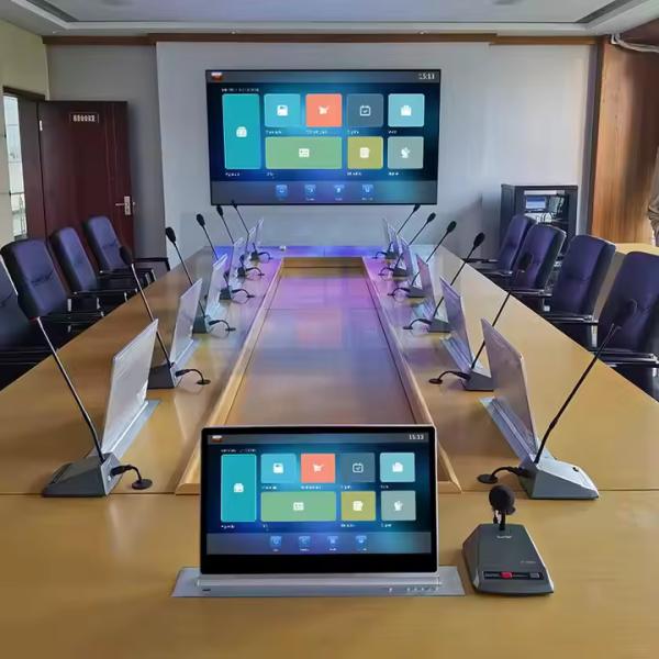 Effortless And Intelligent Microphone Lifters For High-End Conferences By