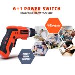 3.6 v electric screwdriver 9pcs Variable Speed Cordless Drill Led Working Light