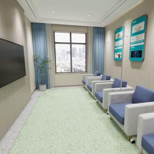 Commercial Nursing Home Flooring with Antibacterial Easy-Clean Features