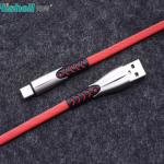 Nylon Braid Mobile Phone Charging Cable Pure Copper Core Ultraportable