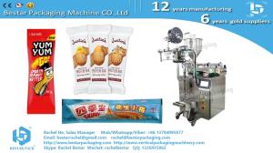 China How to pack Peanut butter stick 35g [BESTAR] automatic packaging machine BSTV-160S factory