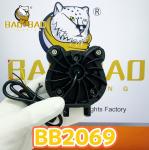 Metal Panda Shape 80V RGB Strobe Lucency Motorbike LED Light Headlight