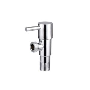 China 201 Plating Faucet Angle Valve Sanitary Ware Basin Angle Valve For Lavatory factory