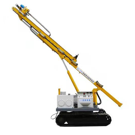 Extra-Long Power Head Stroke Multi-pipe Jet Grouting Drilling Rig for Anchor