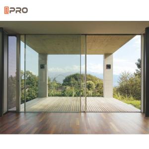 China Custom Aluminium Double Glass Sliding Door Windproof Waterproof factory