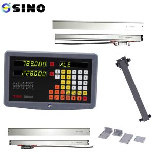 China TTL 2 Axis Digita Readout Test Instrument System SINO SDS 2MS DRO Kits Glass Linear Scale For Milling Lathe factory
