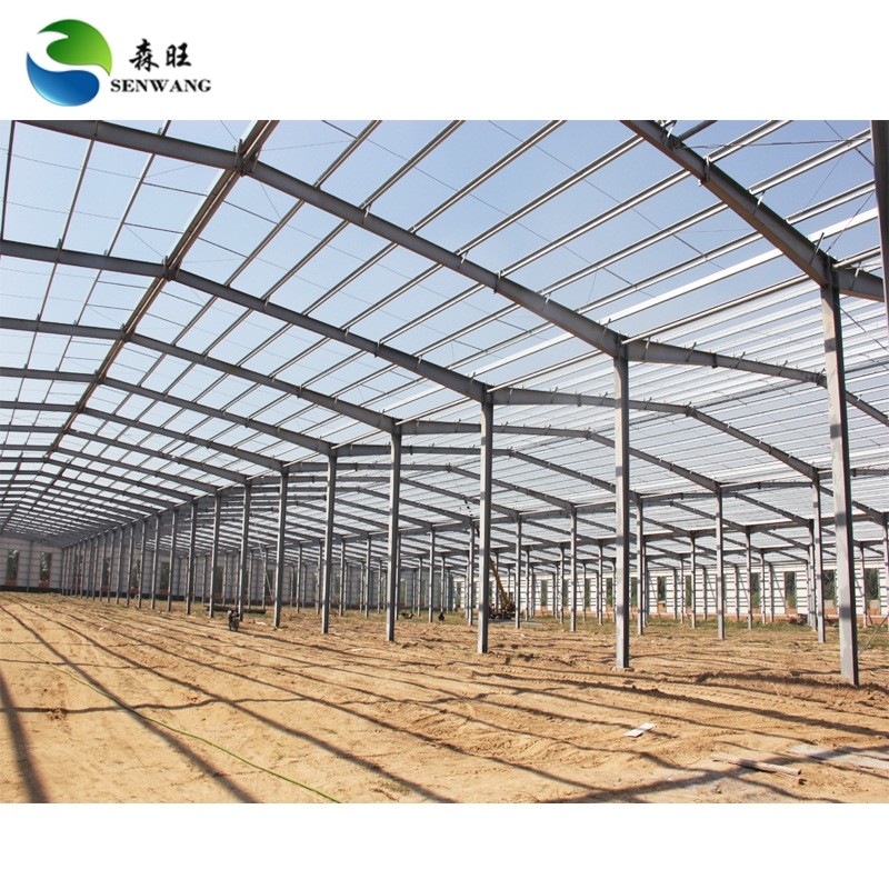 Corrosion Resistant Prefab Agricultural Buildings Q235B Q355B Steel Frames And Trusses