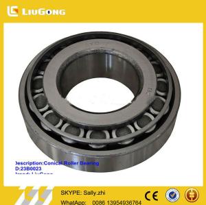 China original Liugong Loader Spare Parts , Conical Roller Bearing 23B0023 in black colour for sale factory
