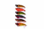 Far Throwing Fishing Lures Baits Plastic 5.8cm 13.5g Black Full Swimming Layer