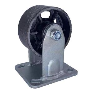 China 5 Inch High Temperature Wheel Heavy Duty Casters Cast Iron Castors factory