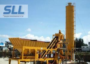 China Integrated Design Concrete Batching Plant Mobile Mixing Plant 12 Months Warranty factory