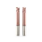 Semi Finishing Long Blade Carbide End Mill 25mm Cutting Length