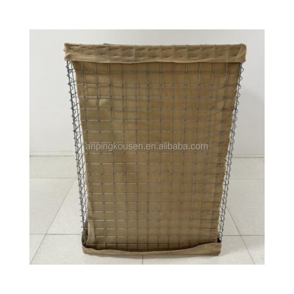 Welded Mesh Defensive Barrier Bastion Flood Protection Wall Sand Container