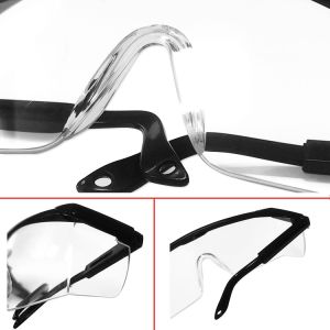 ESD Safety Clear Eye Protective Glasses Anti Scratch UV400 Vented