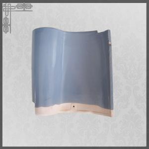 China Blue Glazed S Type Ceramic Roof Tiles Building Construction Material factory