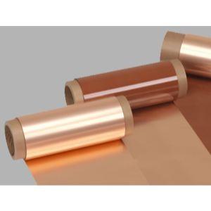 China 0.012-0.070mm Electrolytic Copper Foil , 1N/Mm Copper Thin Sheet factory