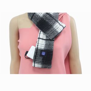 Washable Fleece Scarf With Graphene Heating Element For Warmer
