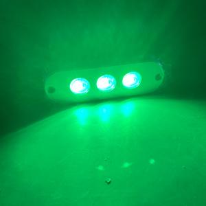 China 12V 45W Underwater Saltwater Fishing Lights Green Emitting factory