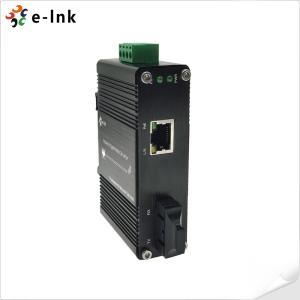 China Wall Mount 90W POE Media Converter 1000BASE-X To 10/100/1000BASE-T 57VDC factory
