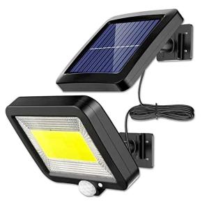 China 1.5W 180lm Solar Motion Sensor Wall Light 3.7V 1200mAh 100cob factory