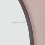 Stylish Design Black Metal Frame Oval Mirror for Bathroom Living Room Decoration