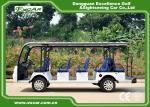 Aluminum Chassis Tourist Electric Sightseeing Bus With Dc System