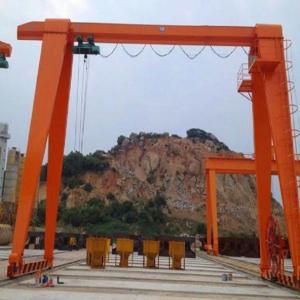 China 16 Ton Box Type Single Girder Gantry Crane Construction Usage Long Working Life factory
