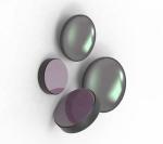 Plane Optical Silicon Lens Ge Window Prism Dia 10mm