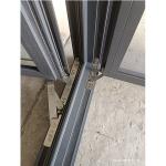 Aluminum Frame In Swing Egress Window PVC Plastic Windows With Mosquito Net