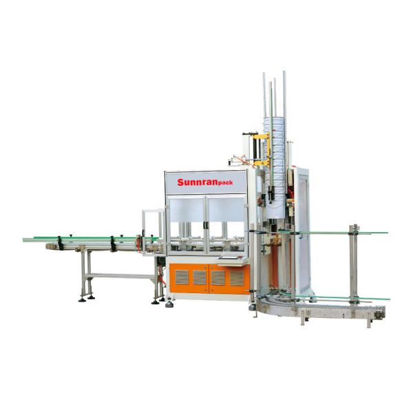 China Automatic pail stacker with speed 40-45 cans/Minute speed factory