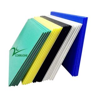 China 4x8 5mm Corflute Sheets Hollow Corflute Protection Sheet Green Black factory
