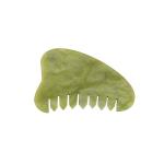 Facial Darken Green Jade Comb Gua Sha Xiuyan Jade Material