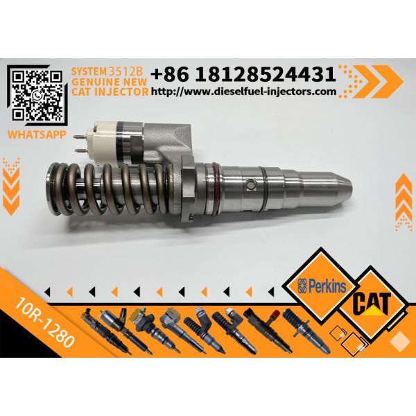 Construction Machinery Parts 250-1308 10R-1280 Common Rail Fuel Injector for Caterpillar 3152B 3516B Excavator Dozer Engine