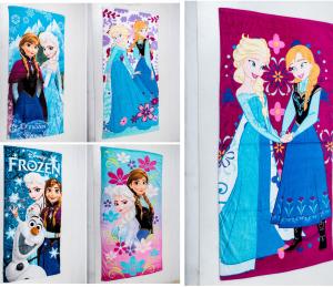 China 60*120cmFrozen Cartoon Children Bath Towel Children Beach Towel Cartoon Girls Bikini Cover factory