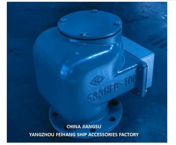 AIR VENT HEAD NO.533HFB-100A FOR FRESH WATER TANK CAST IRON BODY STAINLESS STEEL